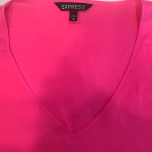 Neon pink express blouse